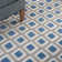 Amamda Geometric Blue/Gray Indoor/Outdoor Area Rug
