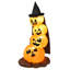Ensemble gonflable de citrouille d'Halloween Costway