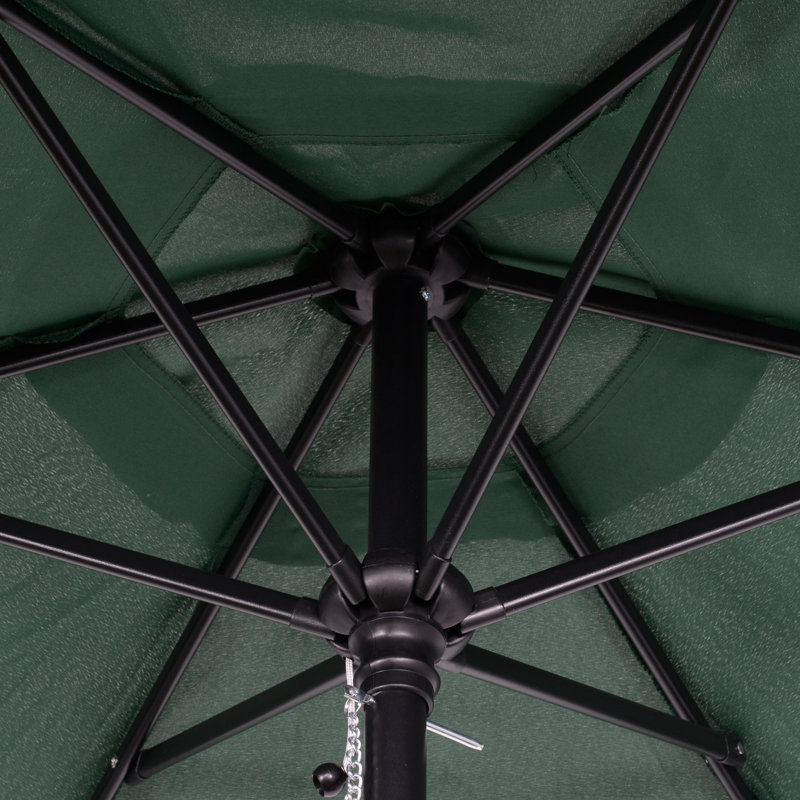 McKenney 196cm Market Parasol, Green