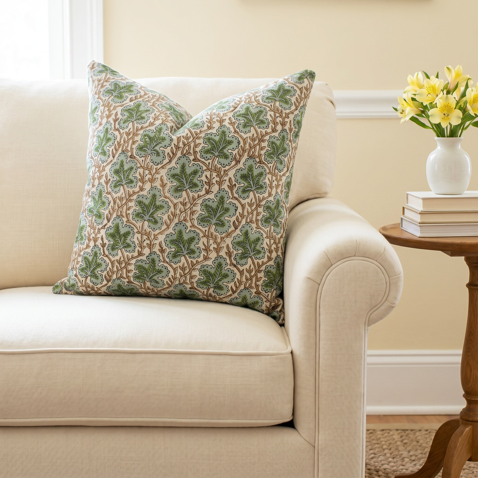 Linen Pillow Cover, 18" x 18"