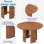 Table de salle à manger 5 pièces avec 5 chaises rembourrées-639462323
