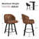 Elyan Swivel Upholstered Counter Stool