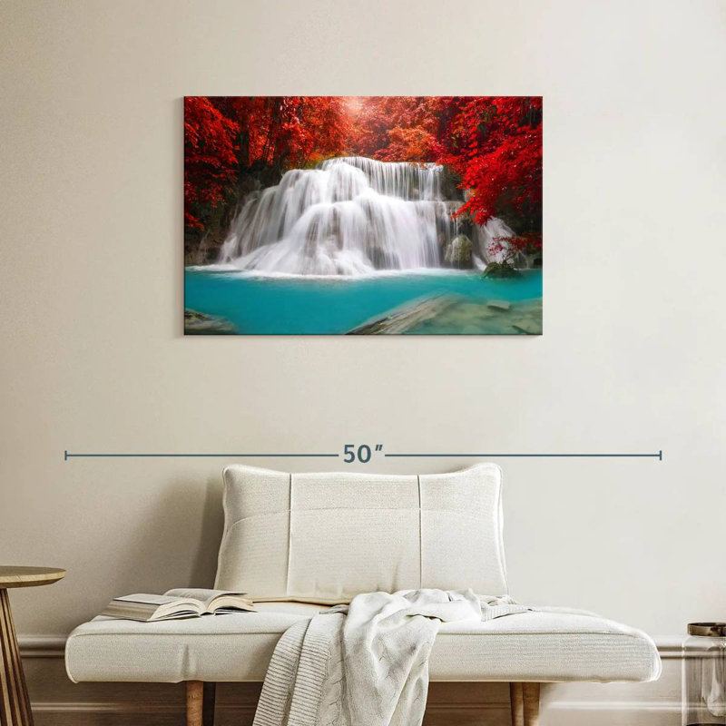 Kerrick Huay Mae Kamin Waterfall, 24" H x 36" W
