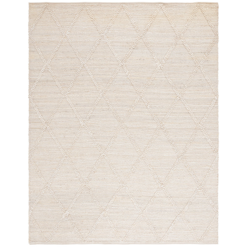 Martha Stewart Hand Woven Jute Geometric Rug, Rectangle 8' x 10'