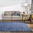 Mahita Moroccan Power Loom Performance Blue Rug-915993155