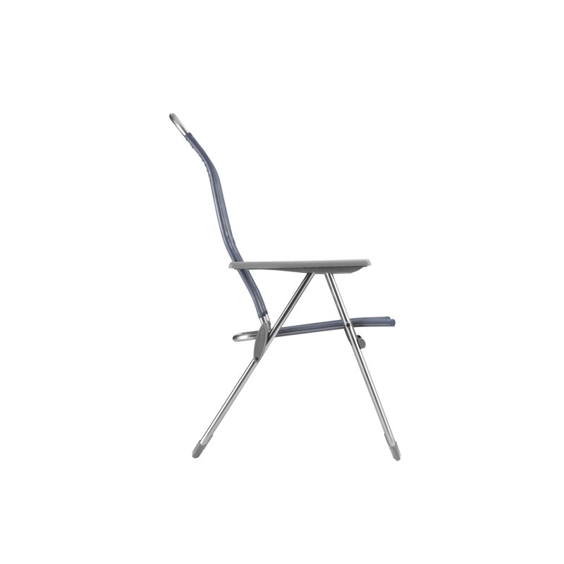 Lafuma Alu Cham Batyline Reclining Chair - Adjustable Seating Position Padded Folding Armchair Sharilynn, Ocean Blue