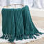 Knitted Throw Blanket-473841711