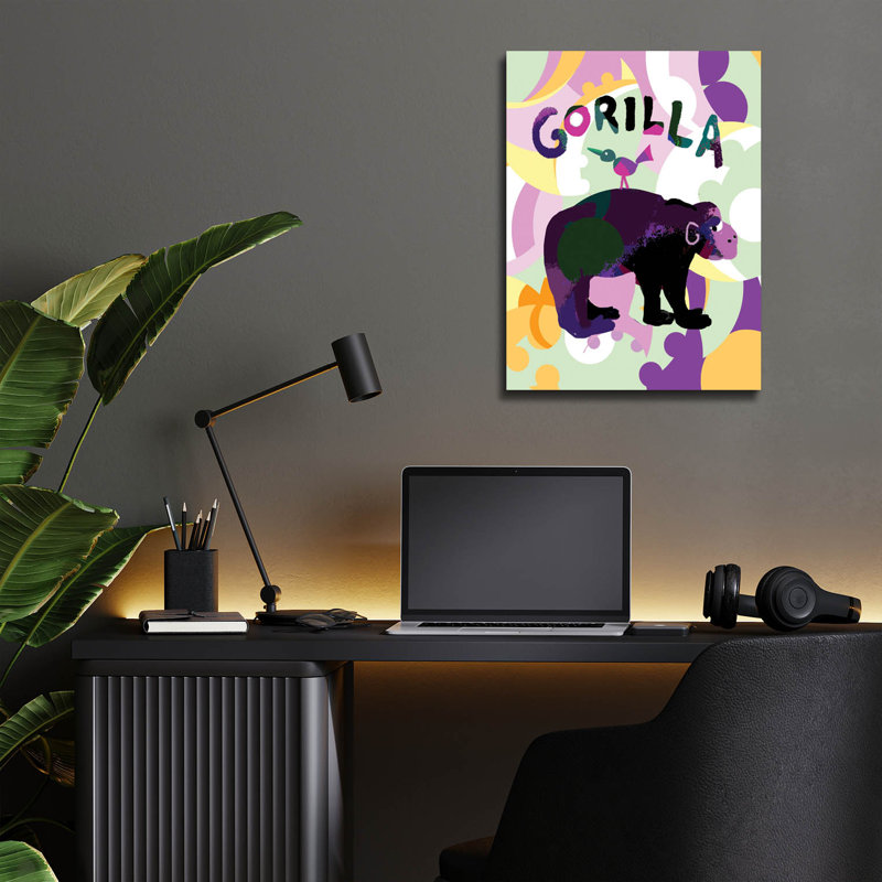 «Gorilla» par Holly McGee, H 16 po x l 12 po x P 0,13 po