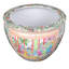 Pot à fleurs chinois en porcelaine à motif médaillon rose-1683182640