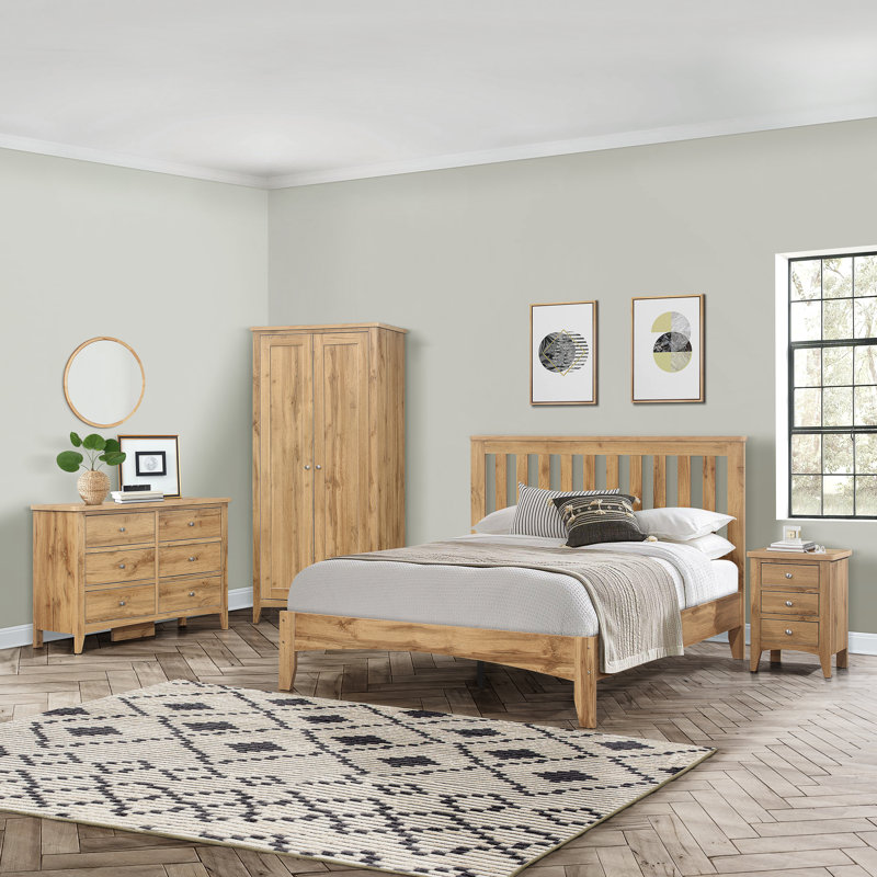 Kreitler 2 Drawer Bedside Table