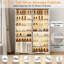 Armoire de rangement pour chaussures Erileat, 24 paires avec éclairage DEL et tablettes réglables-204363270