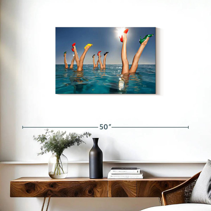 Swimming With Stilettos On, 20" H x 30" W