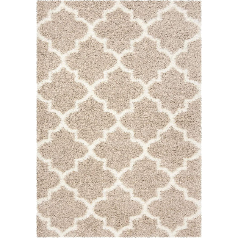 Bertl Sgm-Montreal Shag Performance Geometric Rug, Rectangle 3' x 5'