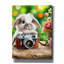 Art mural sur toile Sitz "Smile For Bunny" par Rey Klimt-734379269