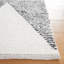 Tapis géométrique fait à la main Charvik en ivoire / gris / blanc-1569807119