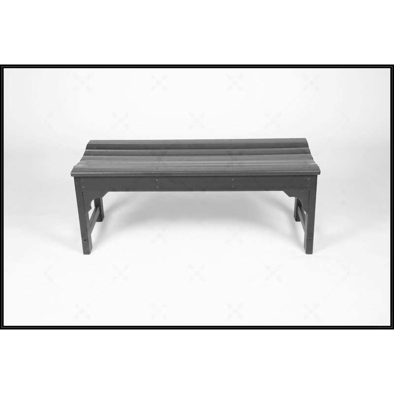 Banc Adirondack avec texture de bois, Noir