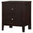 Garrett Cappuccino 2-Drawer Rectangular Nightstand