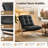 28.44" W Modern Faux Leather Accent Chair for Small Spaces-1051995682