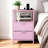 15 Inches Wide Nightstand - 2 Drawers, 1 Shelf, US Power Outlet-1144301056