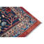 High-Quality Hand-Knotted Red And Navy Area Rug