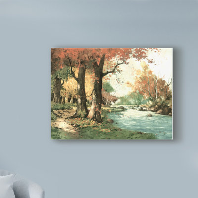 « automne landscape i », reproduction sur toile tendue