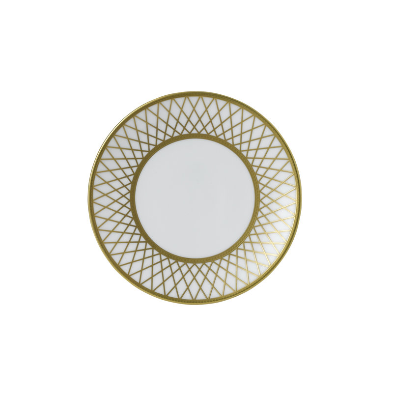 Handmade Bone China Bread And Butter Plate, White