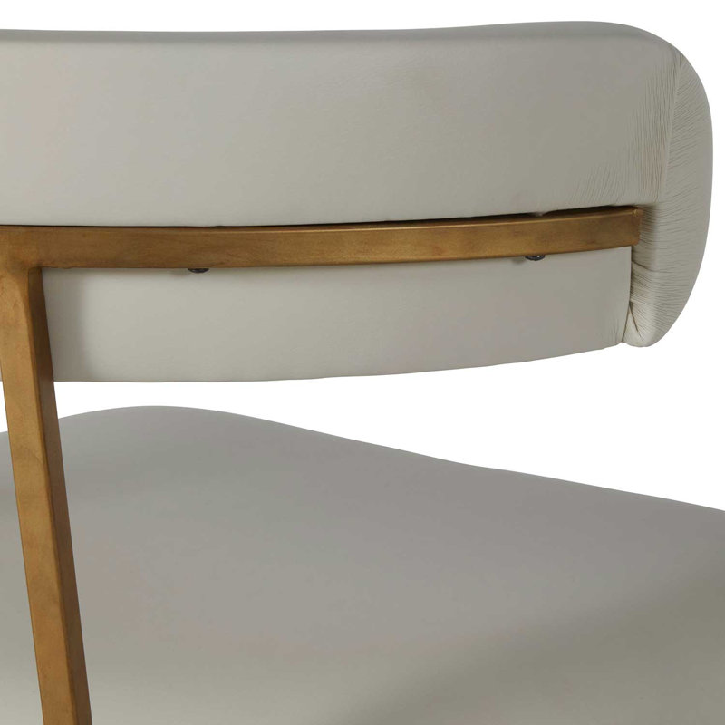 Matlock Wing Back Side Chair in White