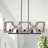 Tussey 5 - Light Wood Dimmable Empire Chandelier-1057832051