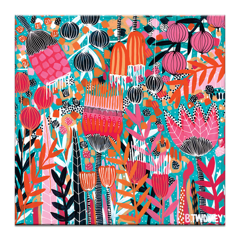 Holiday Mode - Print, Wrapped Canvas, 44.5cm H x 44.5cm W x 6.4cm D