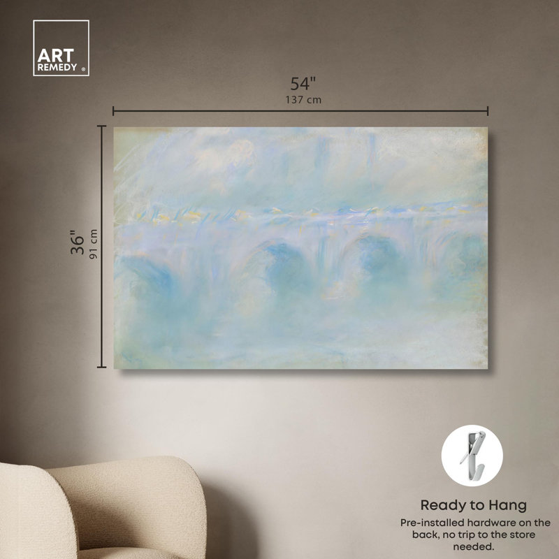 Wildenstein 1991 Large Abstract Canvas Art Print