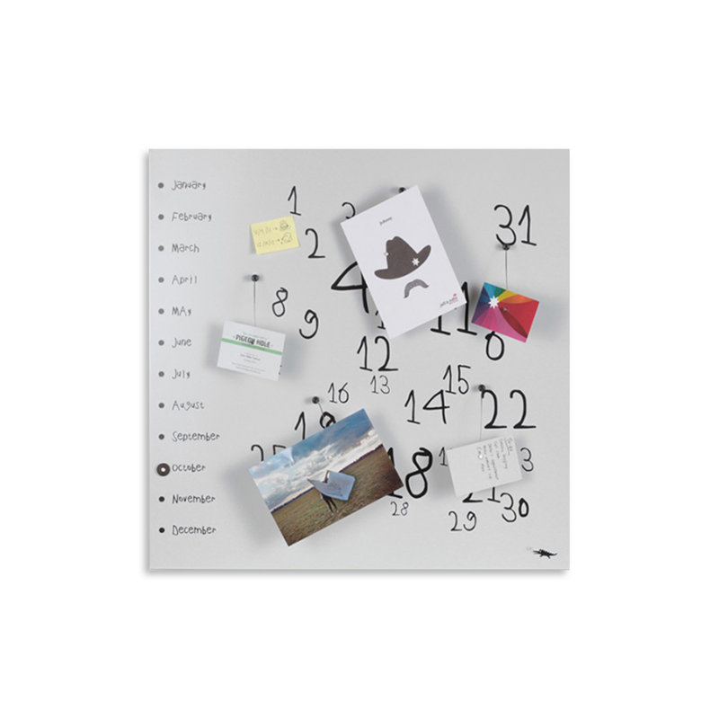 Magnetic Metal Photo Memo Board, White
