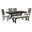 Ensemble de salle à manger extensible 9 pièces Dunblane-225015868