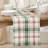 Green & White Festive Holiday Plaid Cotton Table Runner 14" W X 72" L