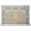 Tapis oriental jaune en laine noué à la main 12 pi 1 po x 17 pi 9 po - MOA10284511