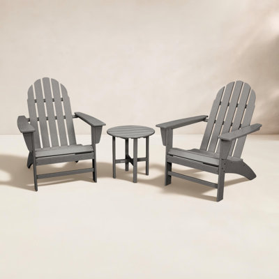 POLYWOOD® Classic Adirondack 2-Person Patio Seating Group