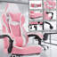 Fauteuil de jeu avec repose-pieds, dossier haut Fauteuil de jeu ergonomique en cuir PVC avec appui-tête réglable-1094342339
