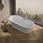 Volute 63 In. X 28-3/8 In. Freestanding Bath With Base