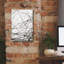  «Wayward 2» par Courtney Prahl, art mural sur toile, 12 po x 18 po