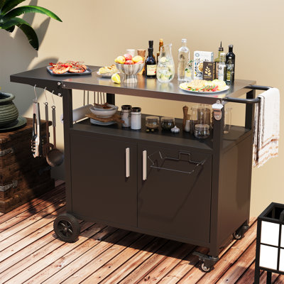 50" Outdoor Grill Cart