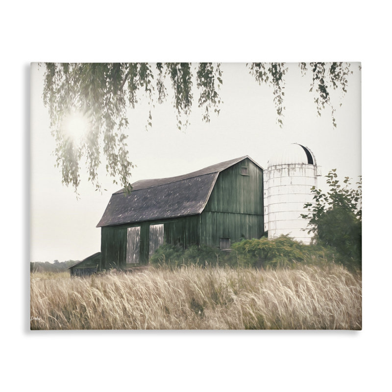 «Green Rustic Barn» par Lori Deiter, H 16 po x l 20 po