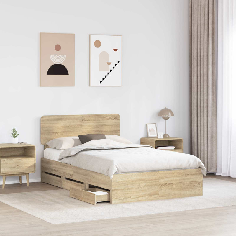 Bed, Sonoma Oak, Small Double (4')