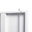 Armoire de rangement pliante en métal blanc