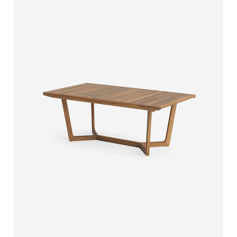 Casares Outdoor Teak Dining Table, 30" H x 78" L x 42" W