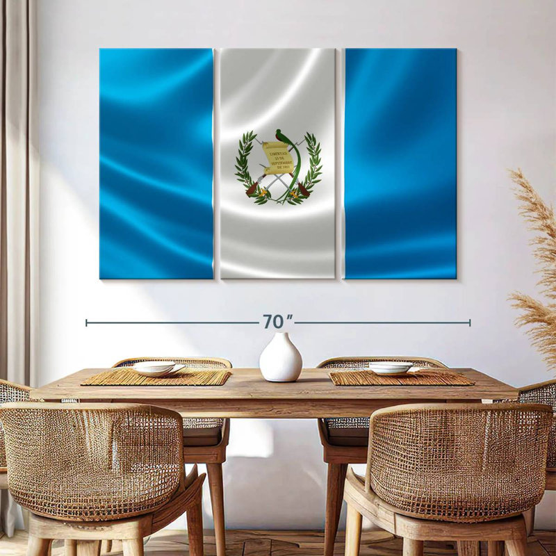 Drapeau de la République de Borges, Guatemala, H 42 po x l 65 po