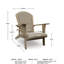 Demitrios Outdoor Adirondack Chair