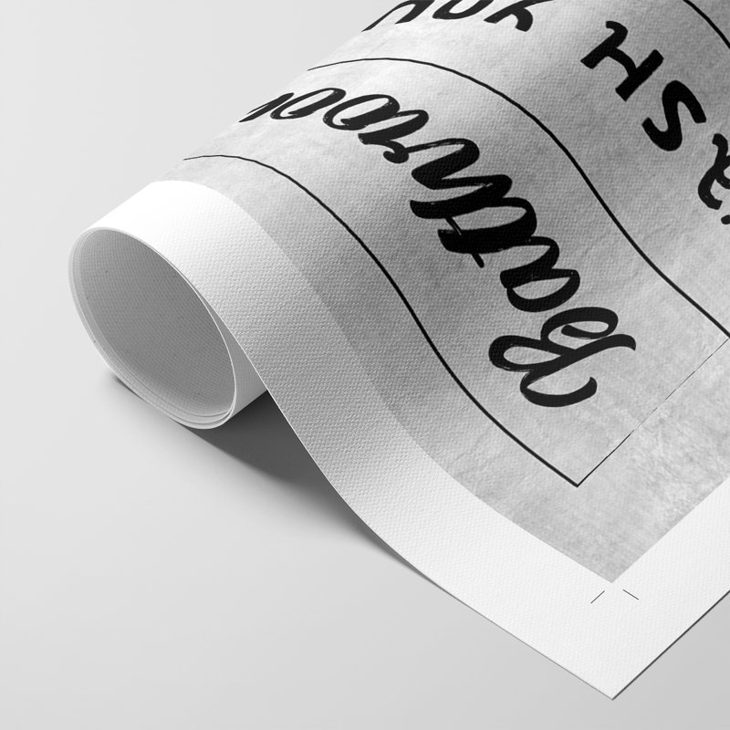 Simple Simple Rules Rules - Impression sur toile seulement - NON-CADRE, H 12 po x l 8 po