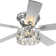 52'' Iris 5 - Blade Standard Ceiling Fan with Remote Control and Light Kit Included