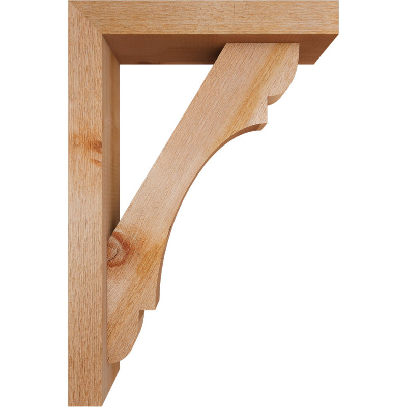 Support de bloc olympique avec entretoise décalée, 24x16, Cèdre rouge occidental de l 4 po (scié brut)