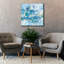 Art mural sur toile, "Exuant été bleu" par Danhui Nai-1554749828