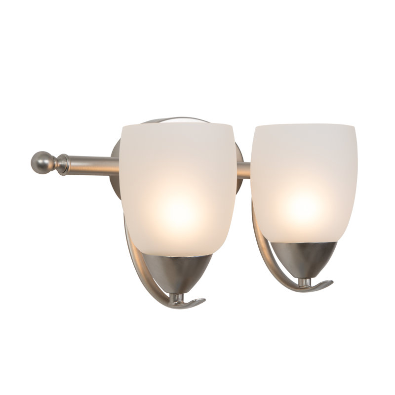 2 - Light Vanity Light, Brushed Nickel